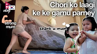 Korean Mum gym jaana thaalyo / Chori ko laagi anything / Preparing for Liana's birthday