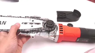 Make A Grinder to be a Chainsaw using Black + Decker G650 | Cara Pasang Chainsaw Stand FOX-120