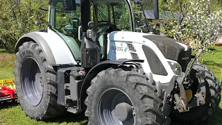 Fendt 720 Vario im Frühling | Pöttinger Kreiselegge, Gruber Miststreuer, Lindner Geotrac, Hauer