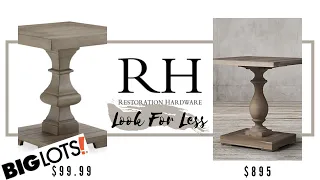 RESTORATION HARDWARE DUPES | Look For Less | Big Lots Edition | Part 1