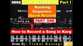 How to Record a Song in Korg || Quick Record || Korg Song Recording Video Tutorial || Sequencer Mode