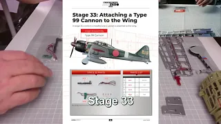 Mitsubishi Zero A6M pack 4 stages 32 to 36 from Agora