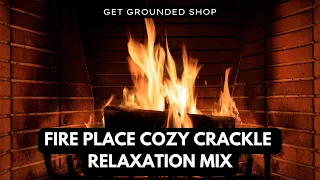 Relaxing Fireplace (12 HOURS) with Burning Logs and Crackling Fire Sounds for Stress Relief 4K