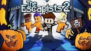 ZOMBIE BLITZ ESCAPES the HAUNTED PRISON CRYPT - The Escapists 2 Gameplay