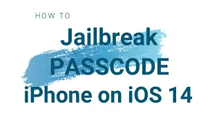 LU TUTORIAL: JAILBREAK PASSCODE/DISABLED iDevice ( iOS 14.x Supported)