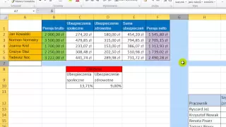 Kurs Excel 2010 odcinek 3 - Arkusz - kolumny wiersze i komórki