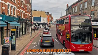 Southwest London Bus Ride: Bus Route 337 | Upper Deck Journey through neighbourhoods and highstreets