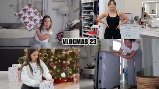 LAST DAY OF SCHOOL | WRAPPING BOYFRIEND CHRISTMAS GIFT 🎁 | PACKING | VLOGMAS DAY 23