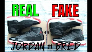 HOW TO: Tell if Your Jordan 11 Bred is REAL or FAKE (Crazy Comparison)