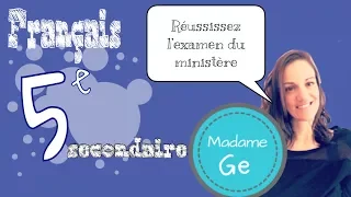 RÉUSSIR L’EXAMEN DE FRANÇAIS DU MINISTÈRE⚜️