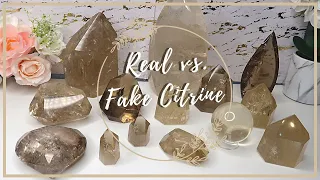 Crystal Corner 🔮 | Real vs. Fake Citrine | How to spot fakes