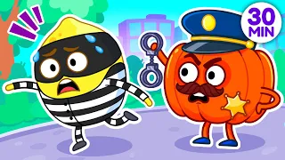 Police Officer Song 👮‍♀️ 🚔 Police Car || + More Kids Songs and Nursery Rhymes by VocaVoca🥑