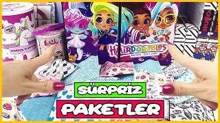 Sürpriz Oyuncak Paketleri Barbie Kıyafetleri, LOL Bebek ve Rainbow Slaym Dila Kent