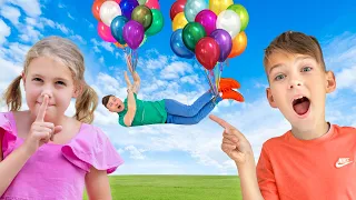 Five Kids Sneaky Jokes on April Fools Day + more Children's Songs and Videos