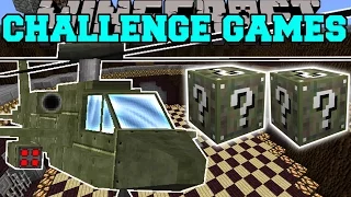 Minecraft: ATTACK HELICOPTER CHALLENGE GAMES - Lucky Block Mod - Modded Mini-Game