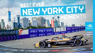 The BEST moments of the NYC E-Prix | ABB FIA Formula E World Championship