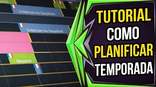 Cómo PLANIFICAR tu TEMPORADA | TUTORIAL Pro Cycling Manager 2021