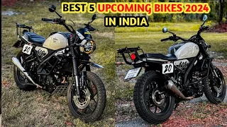 Best 5 upcoming bikes in india 2024 || top 5 upcoming bikes || top 5 upcoming bikes in india