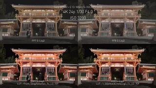 Sony a6500 4K S-Log ISO test (Low Light)