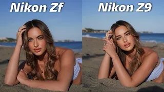 Nikon Zf vs Nikon Z9 Camera Test