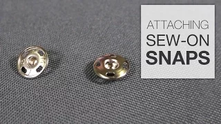 How to Attach Sew-On Snaps