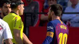 Lionel Messi vs Sevilla (AWAY) 2018-19 HD 1080i(English Commentary)