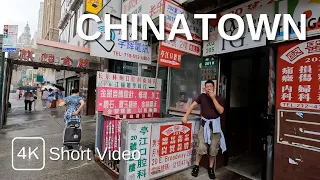 NEW YORK CITY Walking Tour [4K] - CHINATOWN (Short Video)