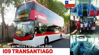 Viaje BUS DE DOS PISOS TRANSANTIAGO I09 (Wrightbus Streetdeck) | Ando en Micro