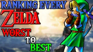 Ranking Every Zelda Game from Worst to Best! (Legend of Zelda 35th Celebration!)