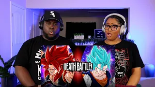 Kidd and Cee Reacts To Gogeta VS Vegito | DEATH BATTLE!