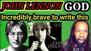 Incredibly brave | First time hearing JOHN LENNON -  GOD REACTION