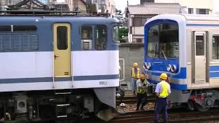 【連結失敗】伊豆箱根5506F甲種 三島駅入換 EF65 ED33