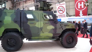 BSDA 2018 NIMR latest generation 4x4 armored vehicle Ajban 440A for European military market