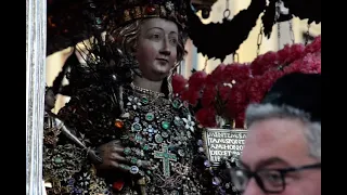 Catania SANT'AGATA festa 2017. Arrivo processione del fercolo a Piazza Carmine. 2)