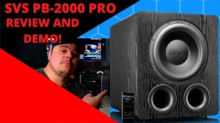 SVS PB-2000 PRO REVIEW & DEMO - It Shook The Movies Off My Shelf! I SPEC OF TECH