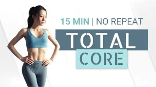 15 MIN TOTAL CORE/ABS WORKOUT | Supersets | No Repeat | No Equipment