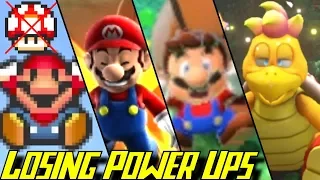 Evolution of Losing Power Ups in Mario Games (1985-2018)