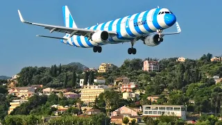 CORFU AIRPORT - BEAUTIFUL ISLAND, SPECTACULAR SCENERY - PLANESPOTTING SUMMER 2022