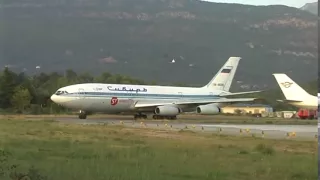 Low start in Tivat, IL-86 RA-86089  Siberian S7