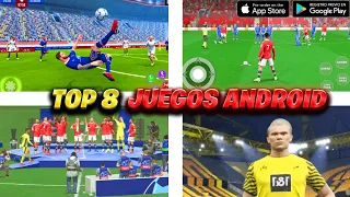 ⚽️Top 8 Mejores Juegos de Fútbol en Android 2024 ✅