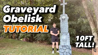 Glowing Graveyard Obelisk 10ft Tall - Tutorial