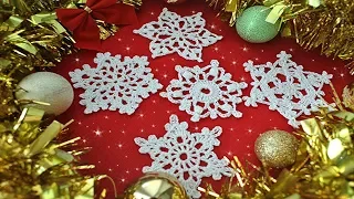 5 CROCHET SNOWFLAKE PATTERNS