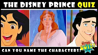 DISNEY PRINCE | CHARACTER QUIZ | CAN YOU NAME THE DISNEY PRINCES?