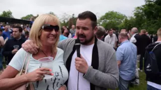 "My Billys on holiday so im representing him at wembley"!