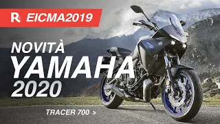 Yamaha a Eicma 2019 con le novità 2020: Tracer 700, T-Max 560, Tricity 300 e MT-125