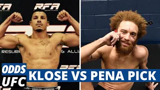 Drakkar Klose vs Luis Pena Pick | UFC Vegas 19 Predictions