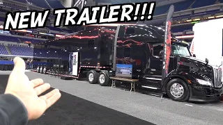 NEW 53' RACE TRAILER SETUP!!!!! THIS IS EPIC!!!!