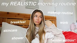 my REALISTIC winter morning routine *as an 18 year old not in school*