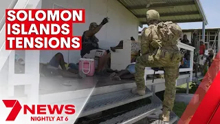 Australian police sent into Solomon Islands after days of rioting | 7NEWS