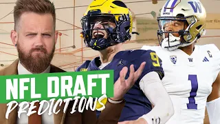 NFL Draft Predictions + Draft Day Hype! | Fantasy Football 2024 - Ep. 1571